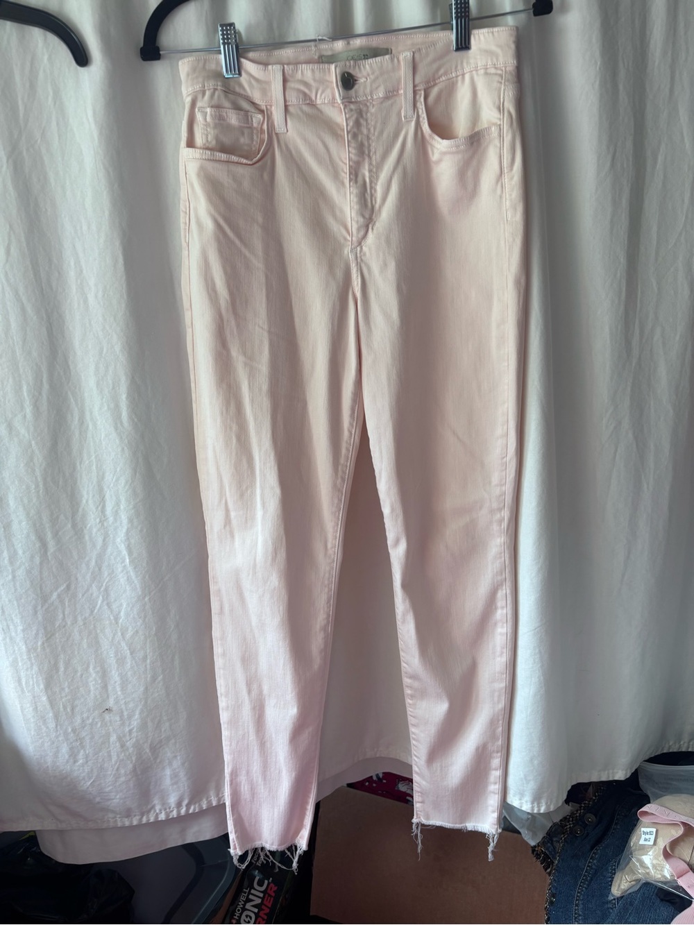 Joe's Jeans Pale Pink Skinny Jeans
